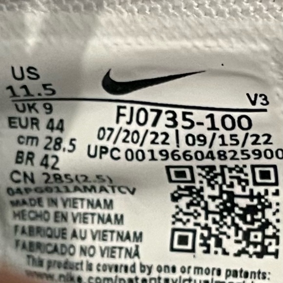 NEW Nike Women’s Air Force 1 Shadow size 11.5 White - Picture 11 of 14